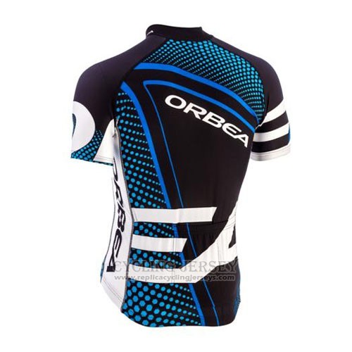 2015 Cycling Jersey Orbea Black and Blue Short Sleeve and Bib Short