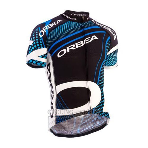 2015 Cycling Jersey Orbea Black and Blue Short Sleeve and Bib Short