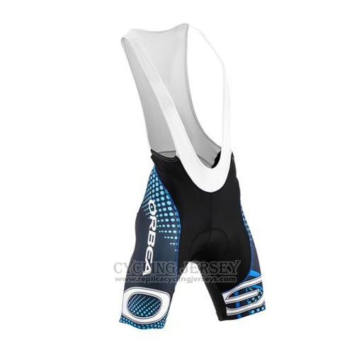 2015 Cycling Jersey Orbea Black and Blue Short Sleeve and Bib Short