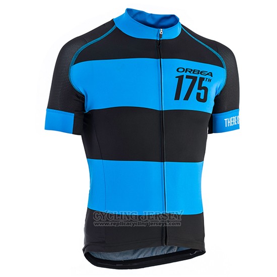 2017 Cycling Jersey Orbea Black and Blue Short Sleeve and Bib Short