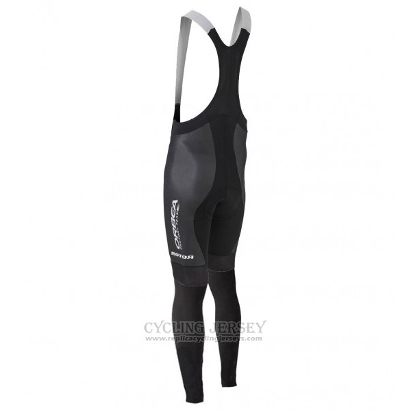 2017 Cycling Jersey Orbea Black and Green Long Sleeve and Bib Tight