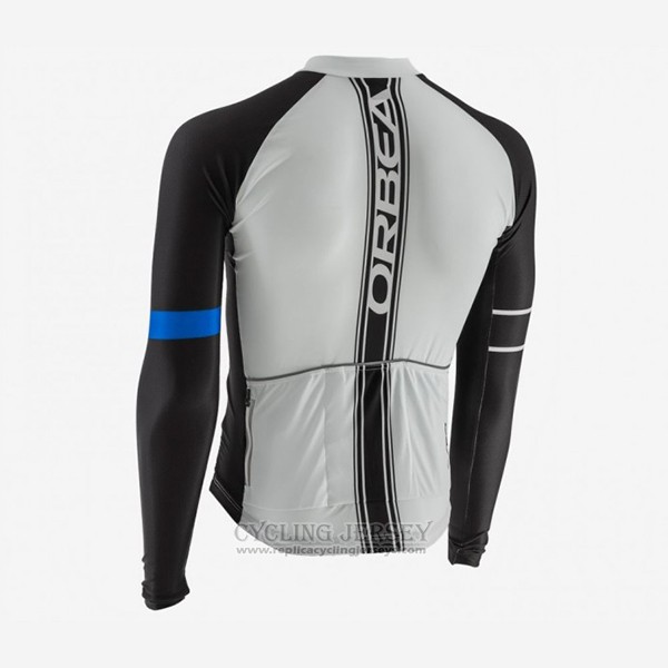 2017 Cycling Jersey Orbea Black and White Long Sleeve and Bib Tight