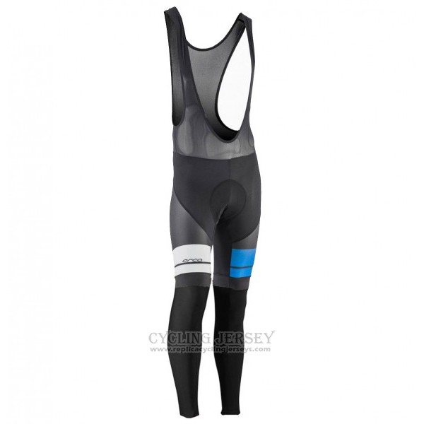2017 Cycling Jersey Orbea Black and White Long Sleeve and Bib Tight