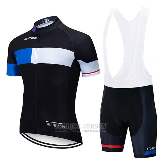 2019 Cycling Clothing Orbea Black Blue White Short Sleeve and Overalls