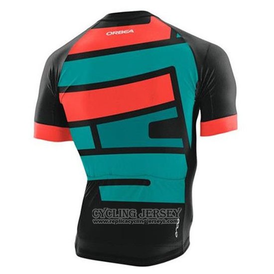 2020 Cycling Jersey Orbea Black Orange Green Short Sleeve And Bib Short