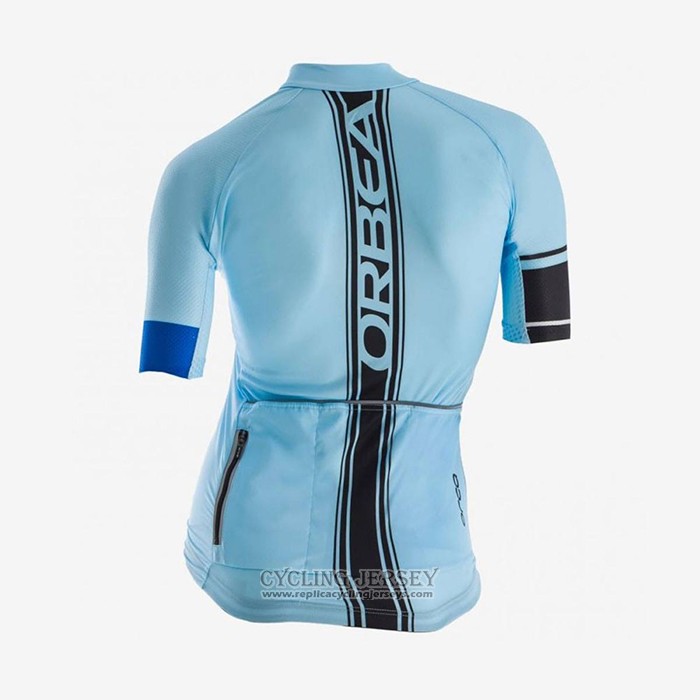 2021 Cycling Jersey Orbea Light Blue Short Sleeve And Bib Short