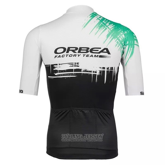 2021 Cycling Jersey Orbea White Black Short Sleeve And Bib Short