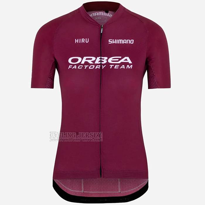 2023 Cycling Jersey Orbea Fuchsia Short Sleeve And Bib Short