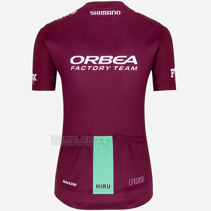 2023 Cycling Jersey Orbea Fuchsia Short Sleeve And Bib Short