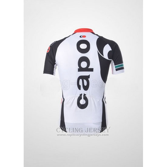 2011 Cycling Jersey Capo Black Short Sleeve and Bib Short