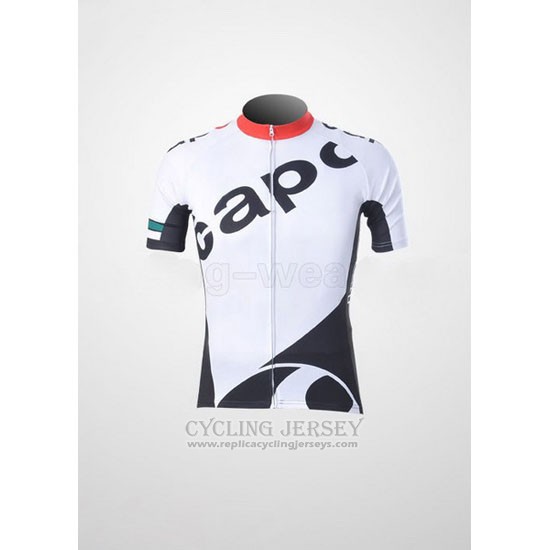 2011 Cycling Jersey Capo White Short Sleeve and Bib Short