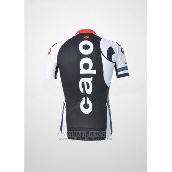 2011 Cycling Jersey Capo White Short Sleeve and Bib Short