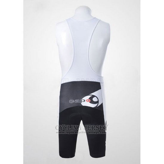 2011 Cycling Jersey Capo White Short Sleeve and Bib Short