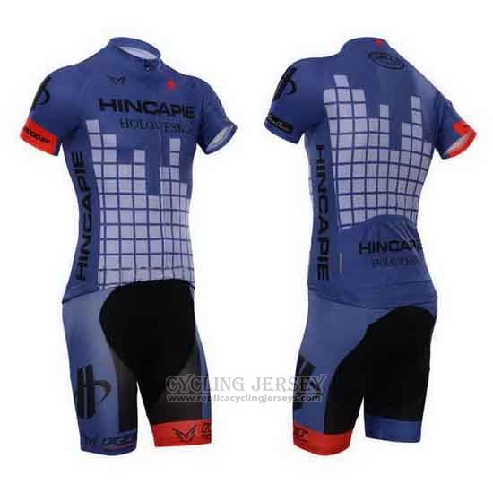 2014 Cycling Jersey Hincapie Purple Short Sleeve and Bib Short