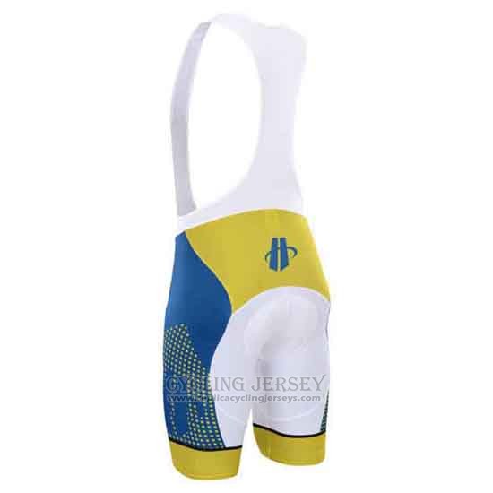 2015 Cycling Jersey Hincapie Blue and Yellow Short Sleeve and Bib Short