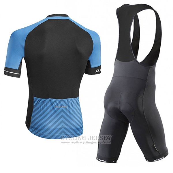 2017 Cycling Jersey Altura Peloton Blue Short Sleeve and Bib Short