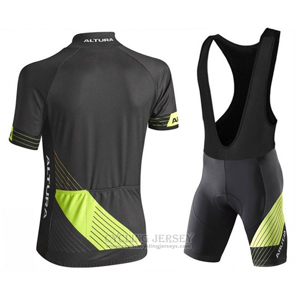 2017 Cycling Jersey Altura Sportive Black Short Sleeve and Bib Short