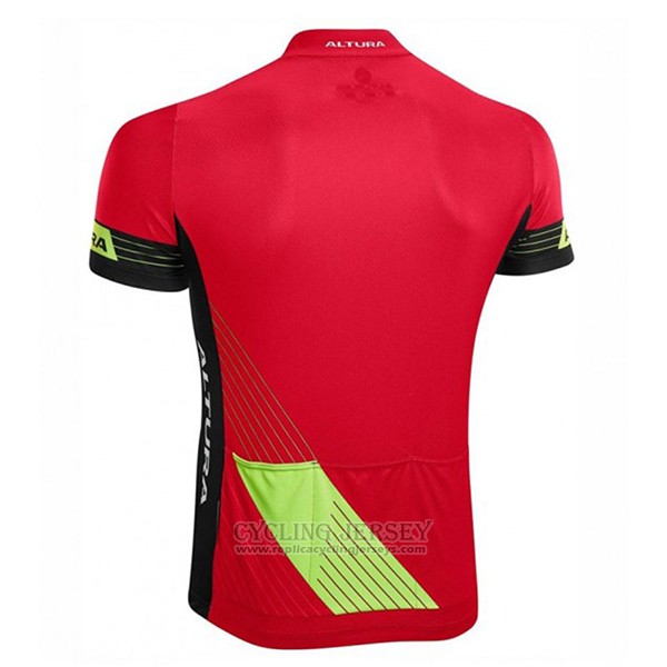 2017 Cycling Jersey Altura Sportive Red Short Sleeve and Bib Short