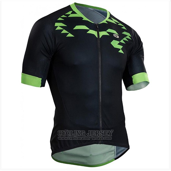 2018 Cycling Jersey Sugoi RS Training Black and Green Short Sleeve and Bib Short