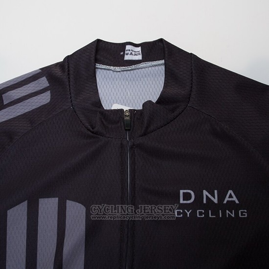 2019 Cycling Jersey Dna Black Short Sleeve and Bib Short