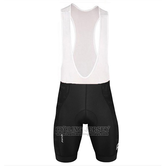 2018 Cycling Jersey POC Orange and White Short Sleeve and Bib Short