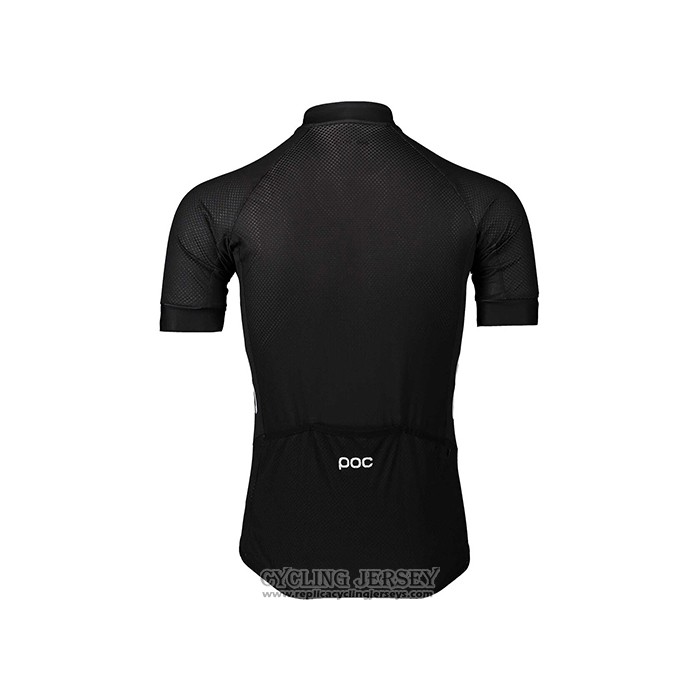 2021 Cycling Jersey Poc Black Short Sleeve And Bib Short