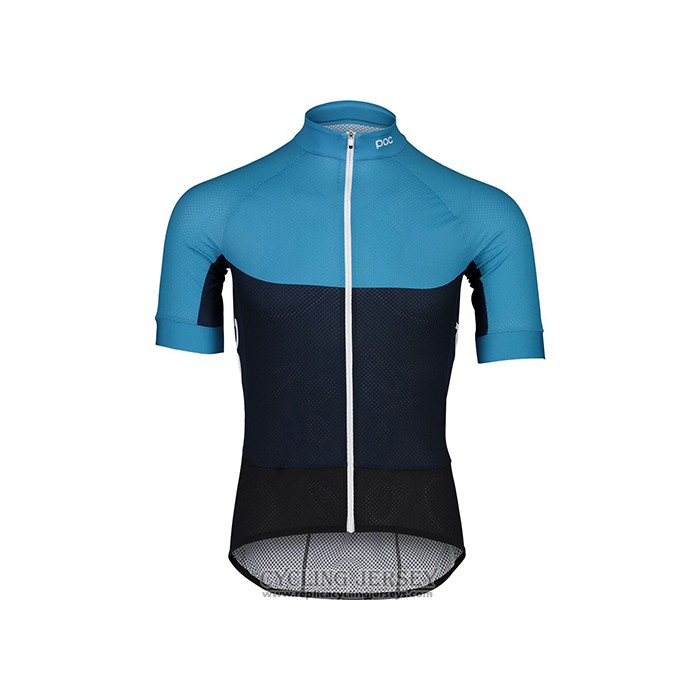 2021 Cycling Jersey Poc Blue Short Sleeve And Bib Short