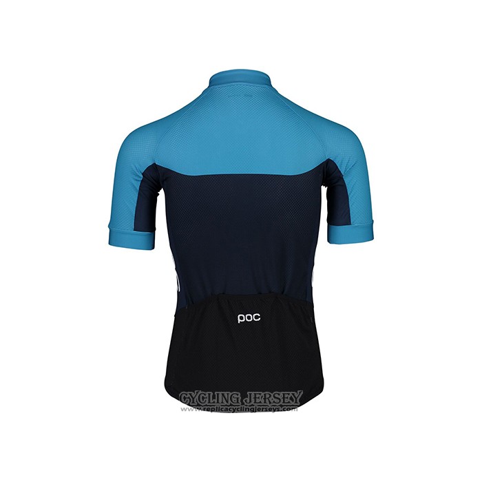 2021 Cycling Jersey Poc Blue Short Sleeve And Bib Short