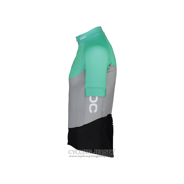 2021 Cycling Jersey Poc Green Short Sleeve And Bib Short