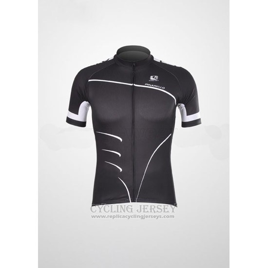 2012 Cycling Jersey Pinarello Black and White Short Sleeve and Bib Short