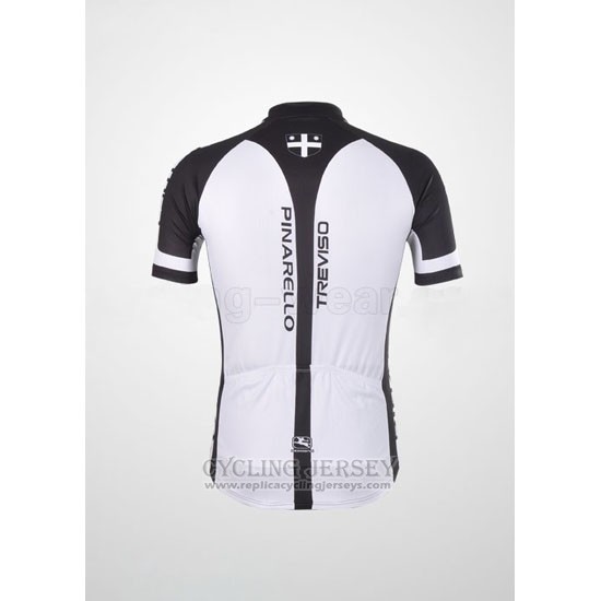 2012 Cycling Jersey Pinarello Black and White Short Sleeve and Bib Short