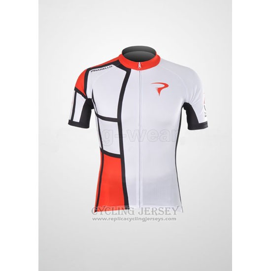 2012 Cycling Jersey Pinarello Red and White Short Sleeve and Bib Short