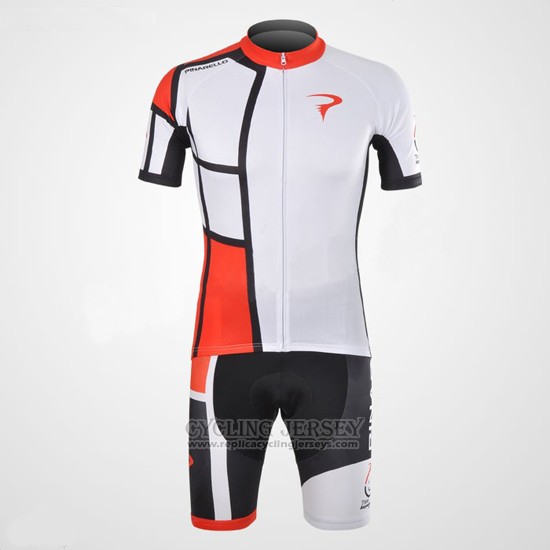 2012 Cycling Jersey Pinarello Red and White Short Sleeve and Bib Short
