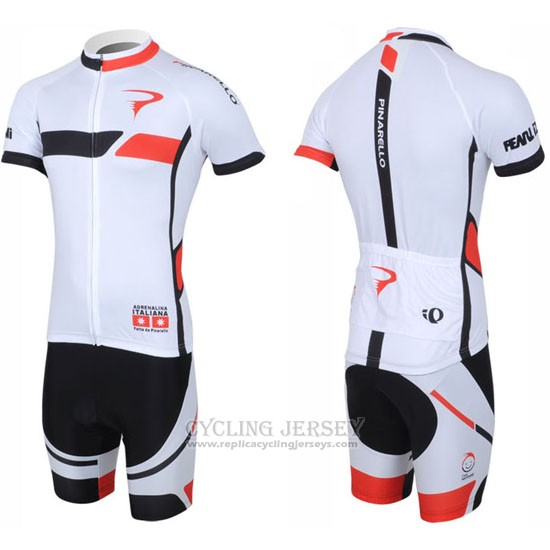 2013 Cycling Jersey Pinarello Black and White Short Sleeve and Bib Short