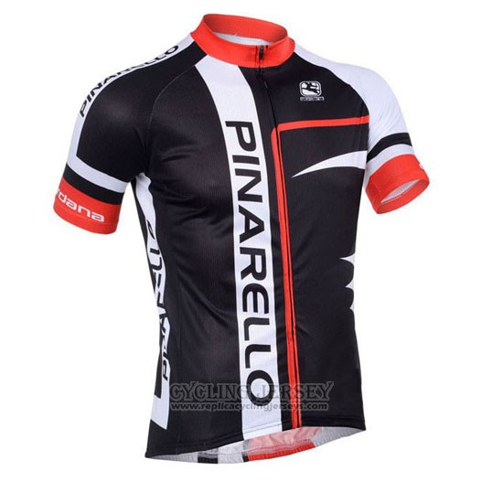 2013 Cycling Jersey Pinarello Red and Black Short Sleeve and Bib Short