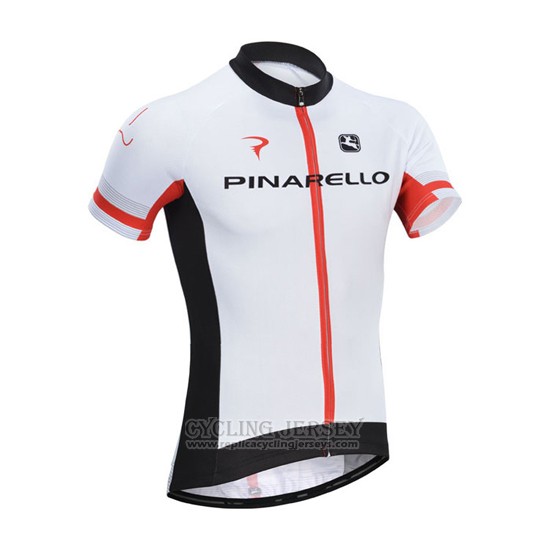2014 Cycling Jersey Pinarello Black and White Short Sleeve and Bib Short