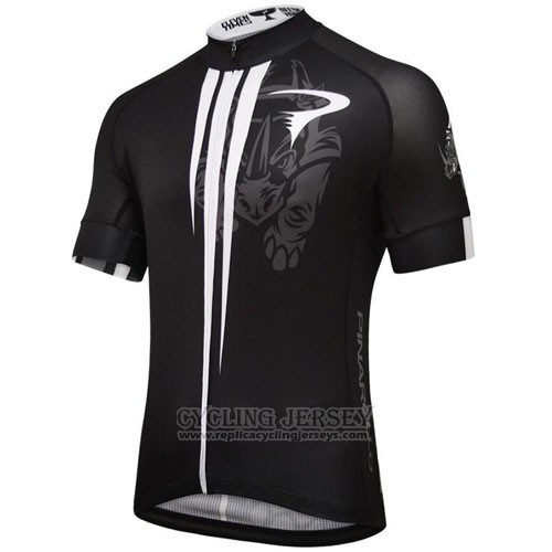 2016 Cycling Jersey Pinarello Black White Short Sleeve and Bib Short