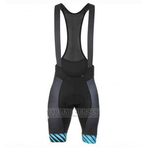 2016 Cycling Jersey Pinarello Black and Blue Short Sleeve and Bib Short