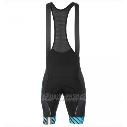 2016 Cycling Jersey Pinarello Black and Blue Short Sleeve and Bib Short