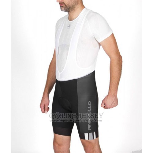 2016 Cycling Jersey Pinarello Black and White Short Sleeve and Bib Short
