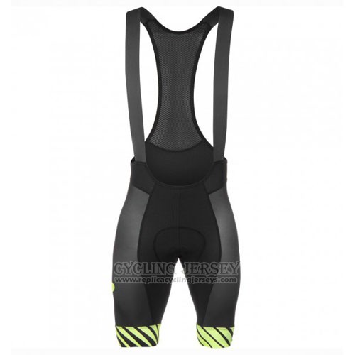 2016 Cycling Jersey Pinarello Black and Yellow Short Sleeve and Bib Short