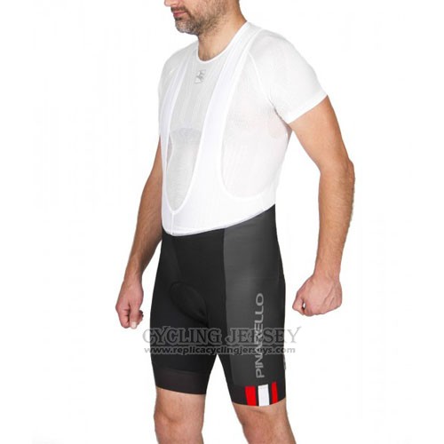 2016 Cycling Jersey Pinarello Red and Black Short Sleeve and Bib Short