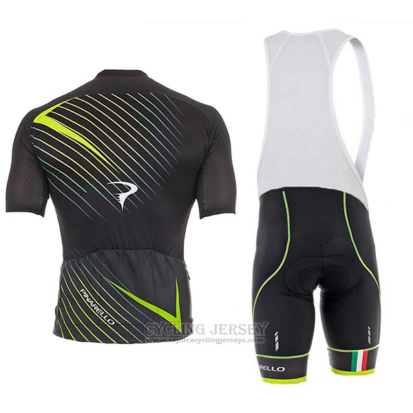 2017 Cycling Jersey Pinarello Black Short Sleeve and Bib Short