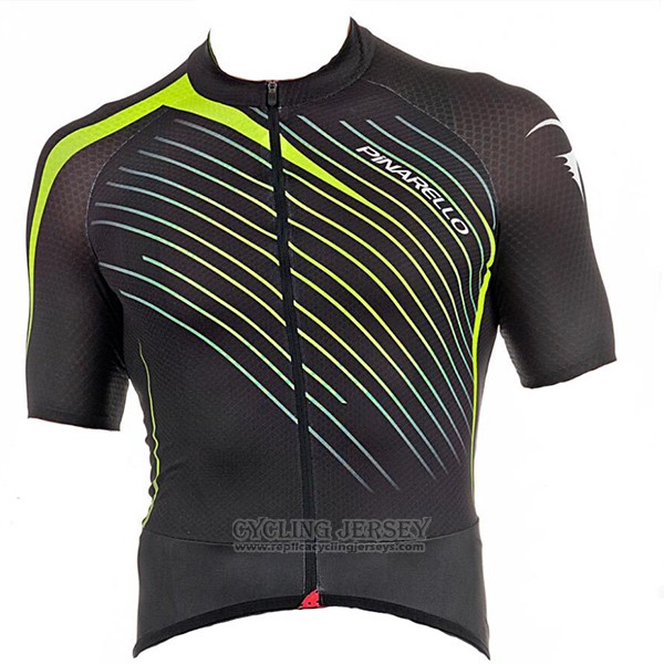 2017 Cycling Jersey Pinarello Black Short Sleeve and Bib Short