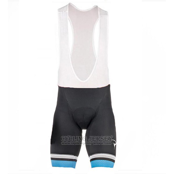 2017 Cycling Jersey Pinarello Black and Blue Short Sleeve and Bib Short