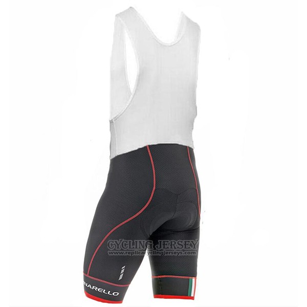 2017 Cycling Jersey Pinarello Black and Red Short Sleeve and Bib Short
