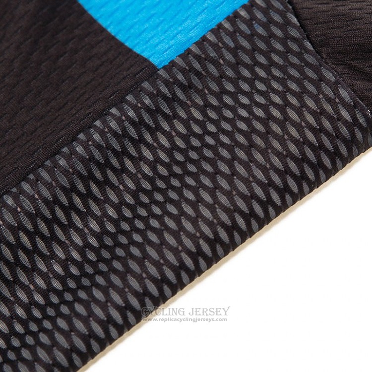 2018 Cycling Jersey Pinarello Black and Blue Short Sleeve and Bib Short