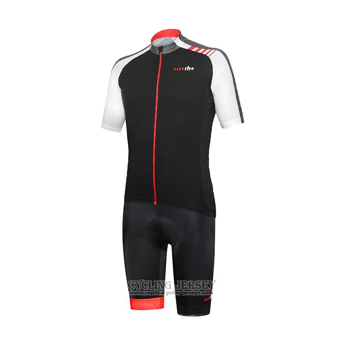 2021 Cycling Jersey RH+ Gray White Short Sleeve And Bib Short QXF21-0075