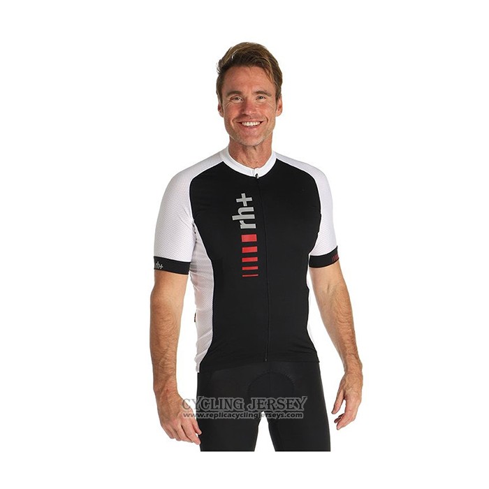 2021 Cycling Jersey RH+ White Short Sleeve And Bib Short QXF21-0070