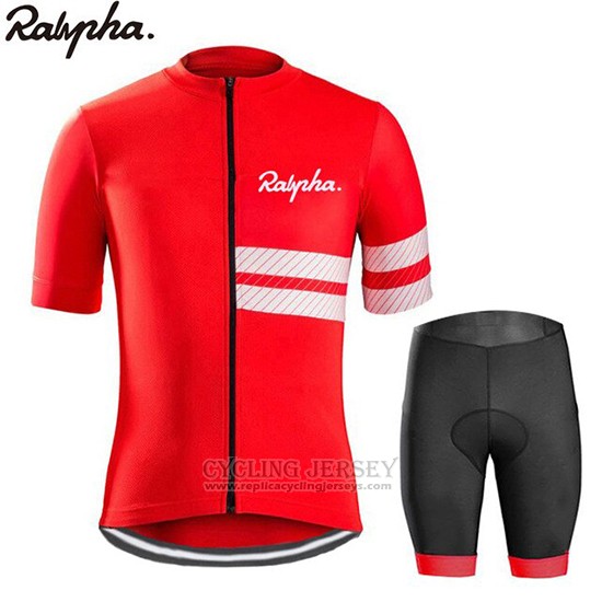 2019 Cycling Jersey Ralph Red White Short Sleeve and Bib Short